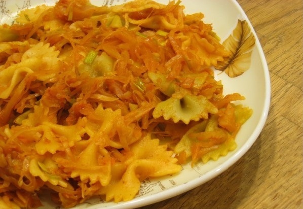 Ленивые вареники с капустой
